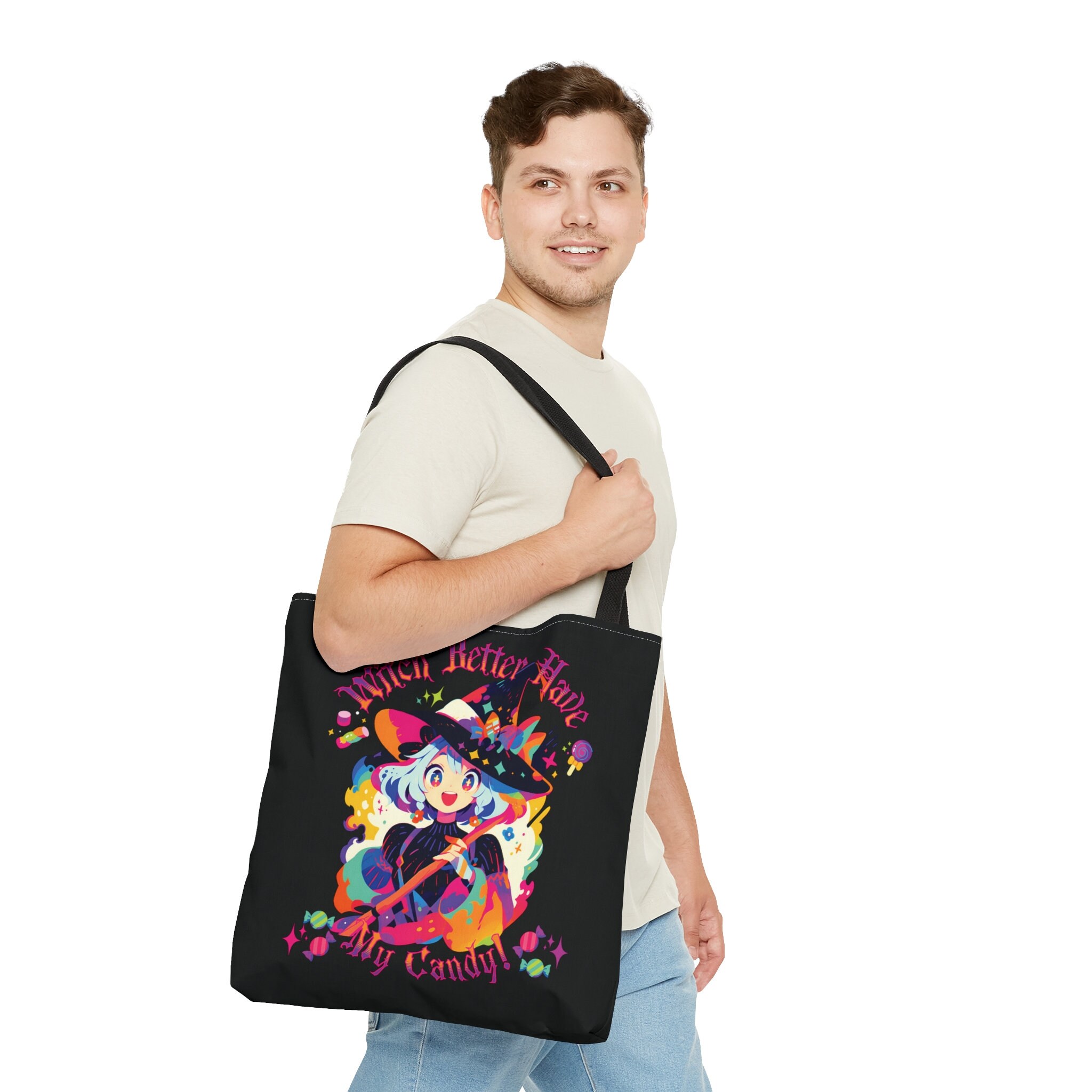 Anime Girl Art Bag Nerd Tote Bag Anime Bag Anime School Etsy