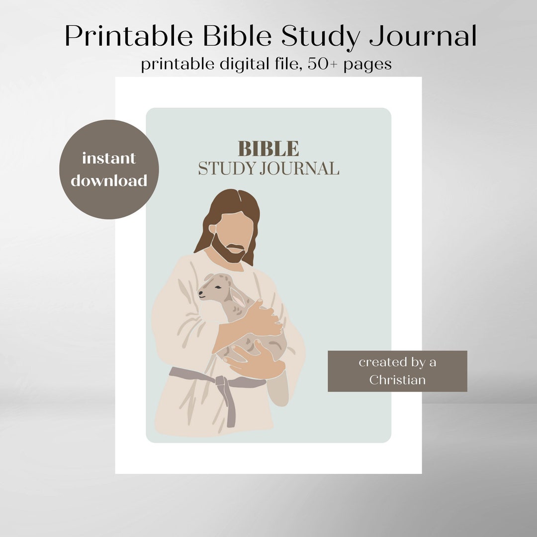Printable Bible Study Journal, Bible Study, Print Bible Guide, Bible ...