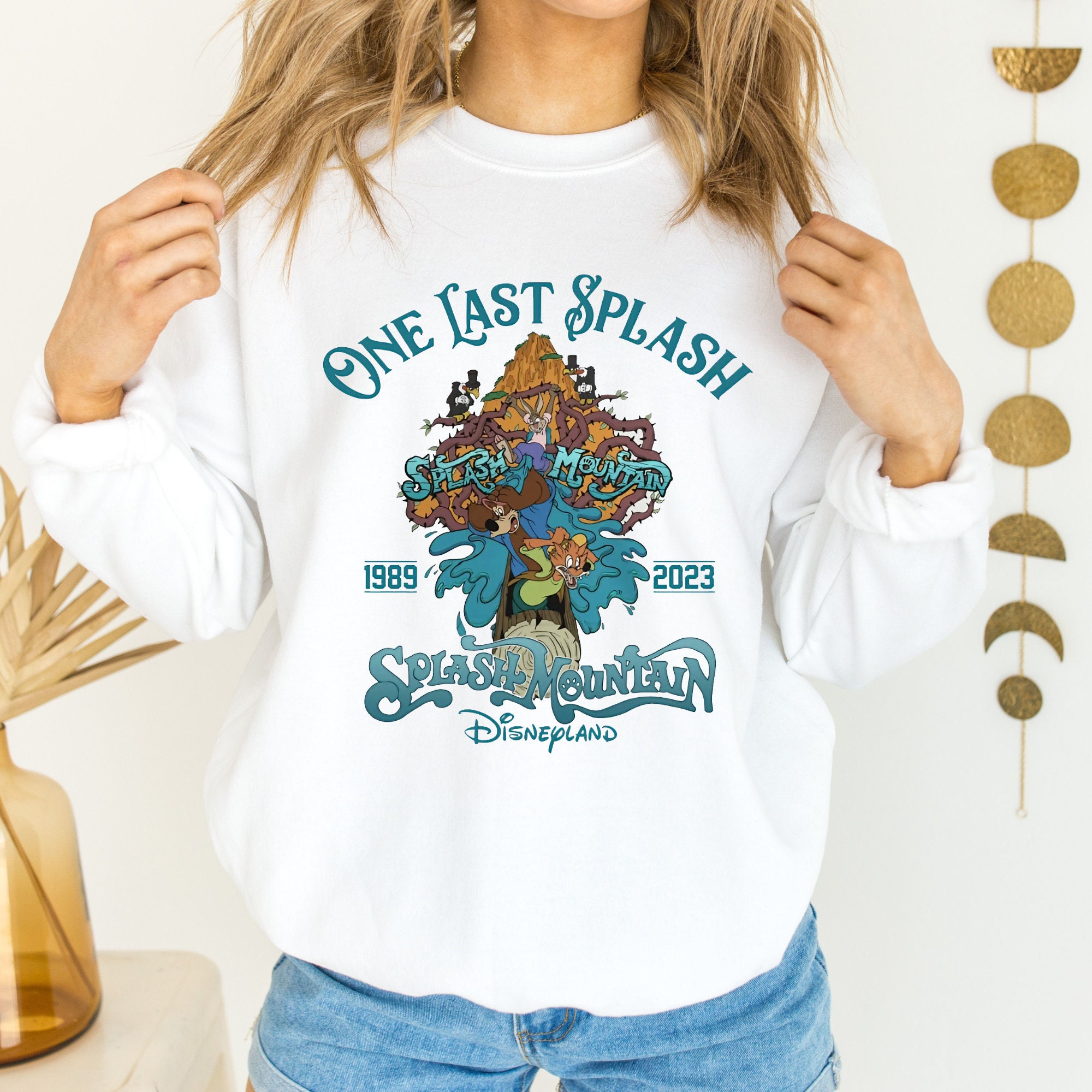 Retro Disneyland Splash Mountain Sweatshirt Disney Splash Mountain Hoodie Vintage Disneyland Sweatshirt Disney Group Hoodie Disney Trip Etsy