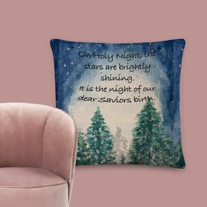 Oh Holy Night Church Pillow | Little Birdie