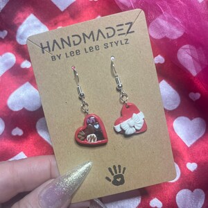 Valentine Mini Box of Chocolates Dangle Earrings || Valentines Day Accessories || Realistic Miniature Food Jewelry