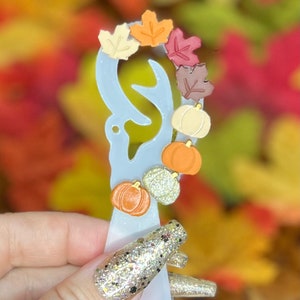 Fall Leaf Matte Stud Earrings