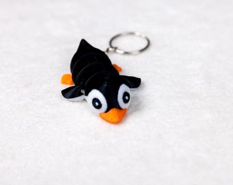 3D-Printed Penguin Keychain: Eco-Friendly Animal Lover Gift