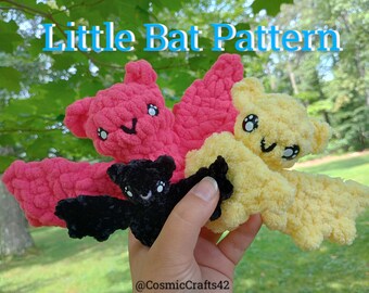 Little Bat Amigurumi Crochet Pattern (PATTERN ONLY)