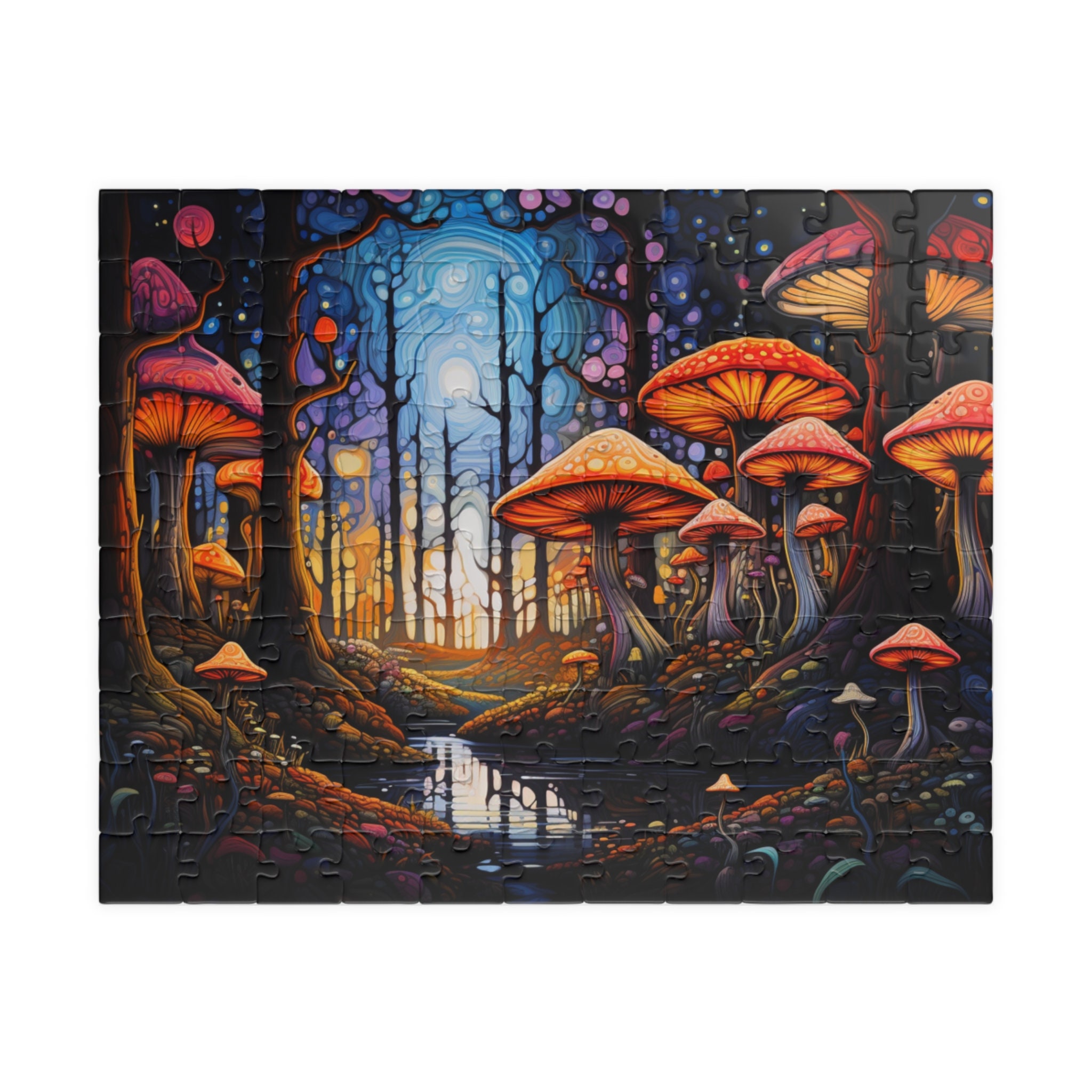 Magical Mushroom Forest 1 Jigsaw Puzzle for Adults Relaxing 1000 Piece ...