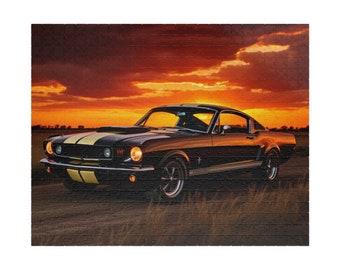 Mustang GT350 at Dusk Jigsaw Puzzle for Adults Relaxing 1000 Piece Family Fun Puzzle Gift for Mom Dad Grandparent 110 252 500 1014 Sizes