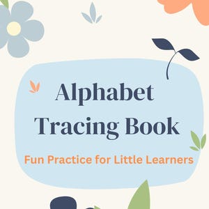 Libro de trazado del alfabeto: práctica divertida para los pequeños estudiantes