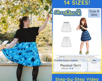 FSCO Pleated Skirt Sewing Pattern