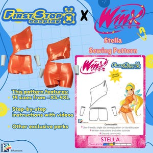 Winx Club Stella Sewing Pattern Easy Sewing Patterns for Beginners ...