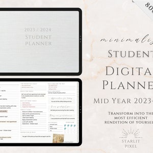 Student Planner | iPad Planner | Academic Planner 2023-2024 | GoodNotes Planner | College iPad Planner | Digital Planner | Goodnotes Planner