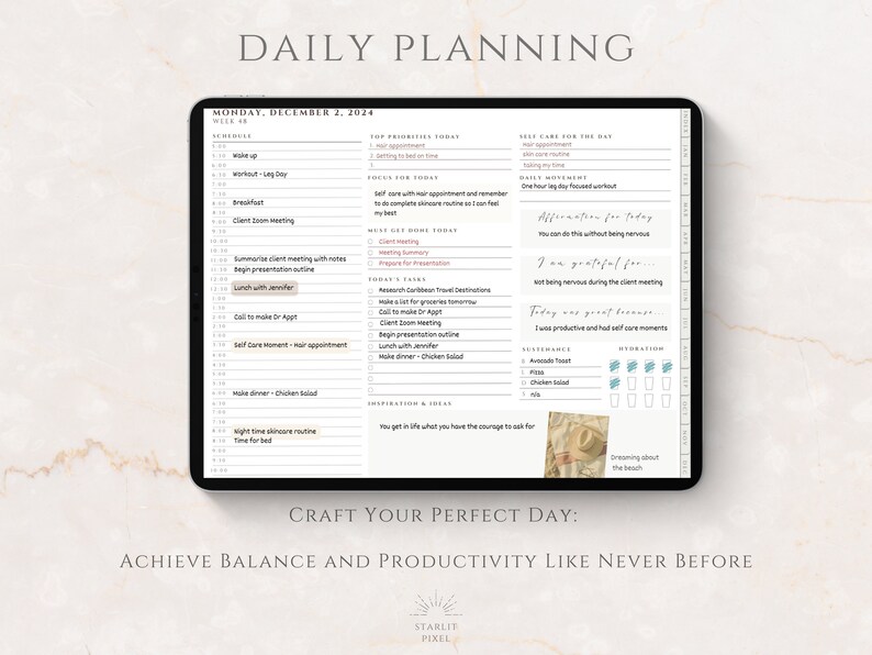 2024 Digital Planner Notability Planner Aesthetic 2024 Etsy