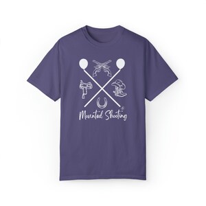 Mounted Shooting Comfort Colors T-Shirt, Westernpferd Tee Bild 6