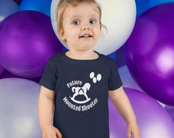 Future Mounted Shooter Toddler T-shirt: Western Horse Show Kid