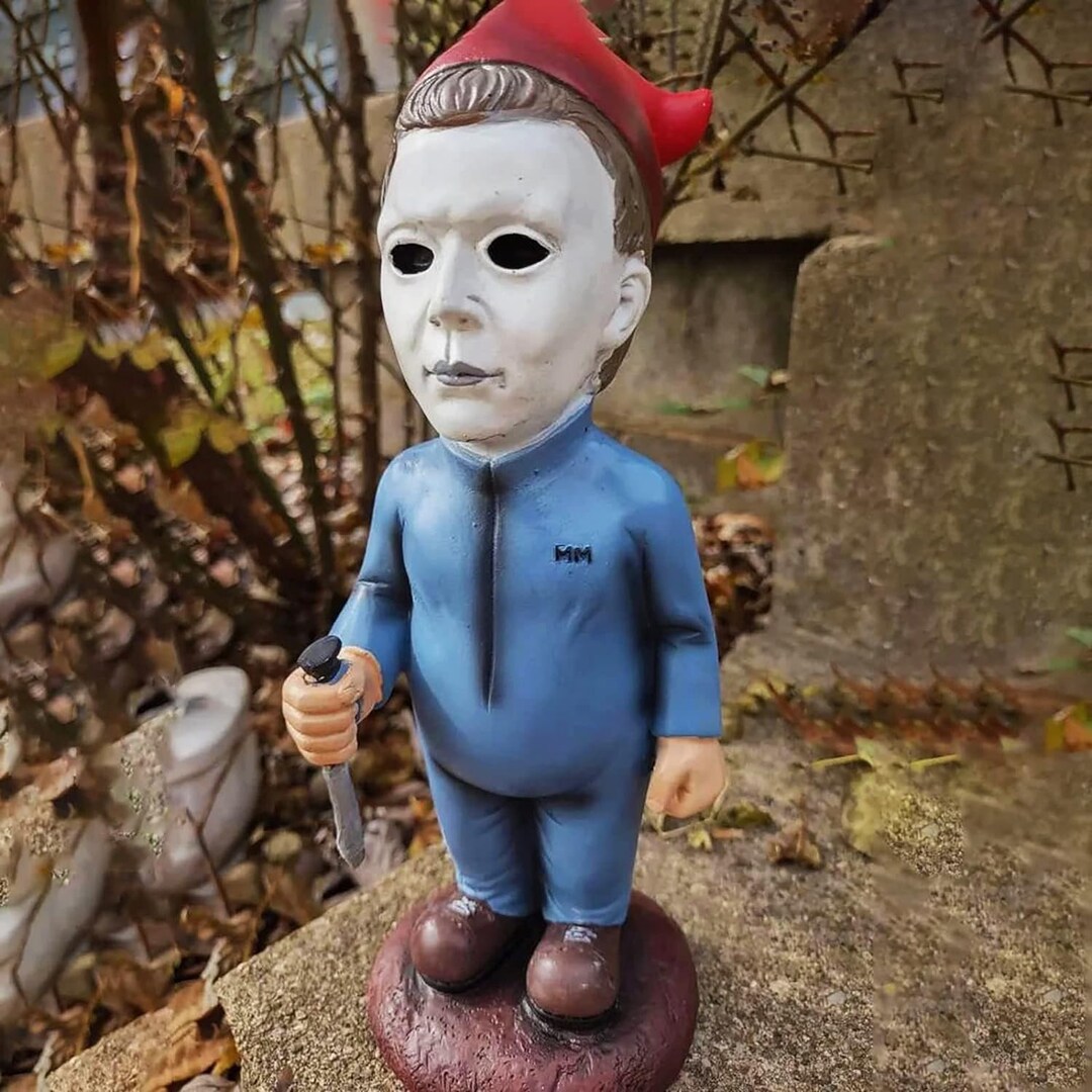 Horror Movie Garden Gnomes Decoration Outdoor Statue Nightmare Etsy