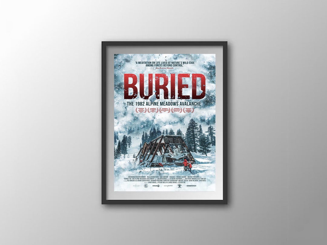 Buried the 1982 Alpine Meadows Avalanche Movie Art Print for Vintage ...