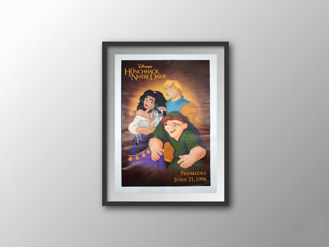 The Hunchback of Notre Dame Movie Art Print for Vintage Home - Etsy