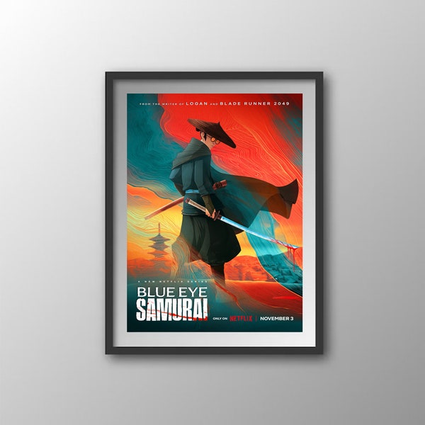 Blue Eye Samurai Season 1 Movie Art Print for Vintage Home Decor