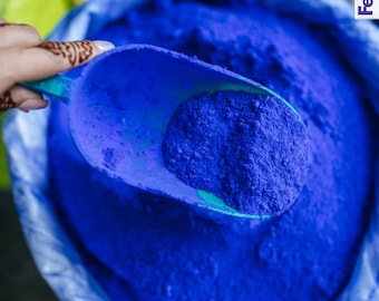 Premium Moroccan blue NILA Powder, 100% pure and natural indigo blue Nila