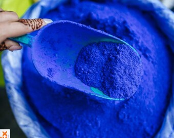 Premium Moroccan blue NILA Powder, 100% pure and natural indigo blue Nila