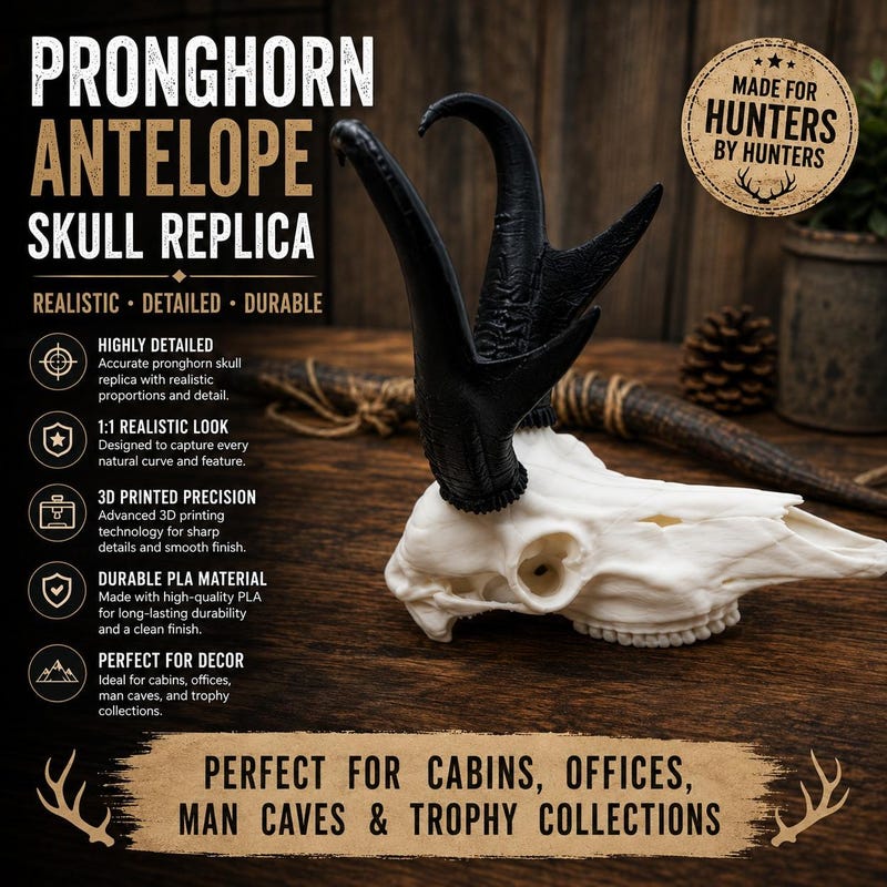 Antelope Skull Replica - Etsy