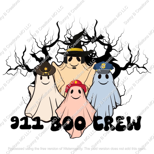 911 Boo Crew Sheriff Addition PNG