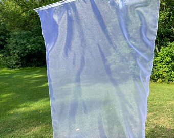 White Sparkle Worship Flags