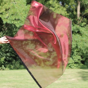 Red Sparkle Worship Flags