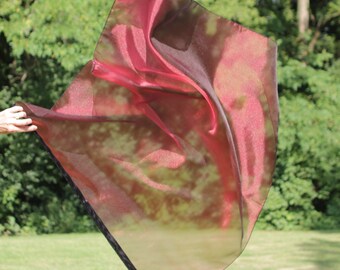 Red Sparkle Worship Flags