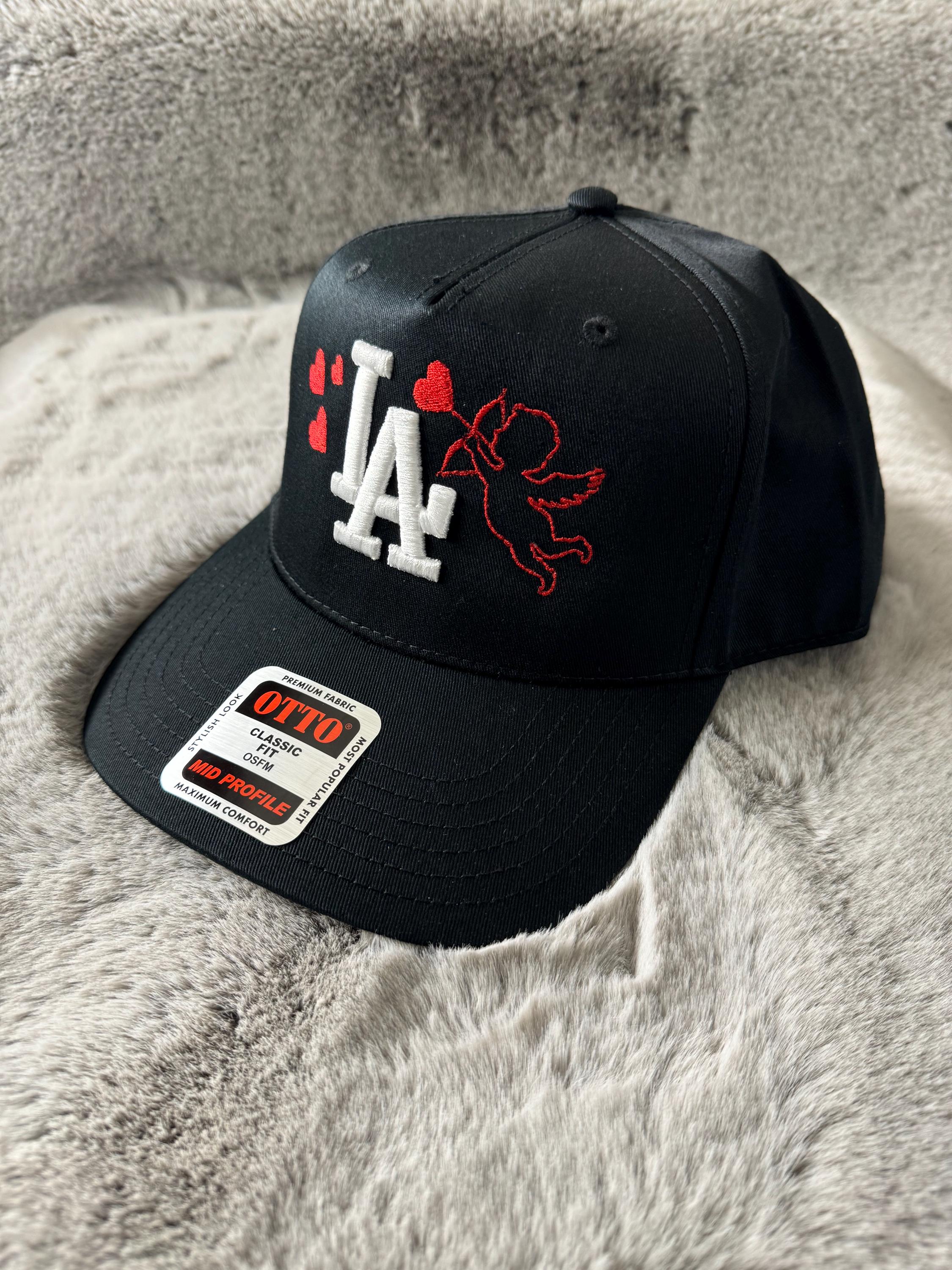 LA Valentine's Day Snapback Hat: Cupid Los Angeles - Etsy