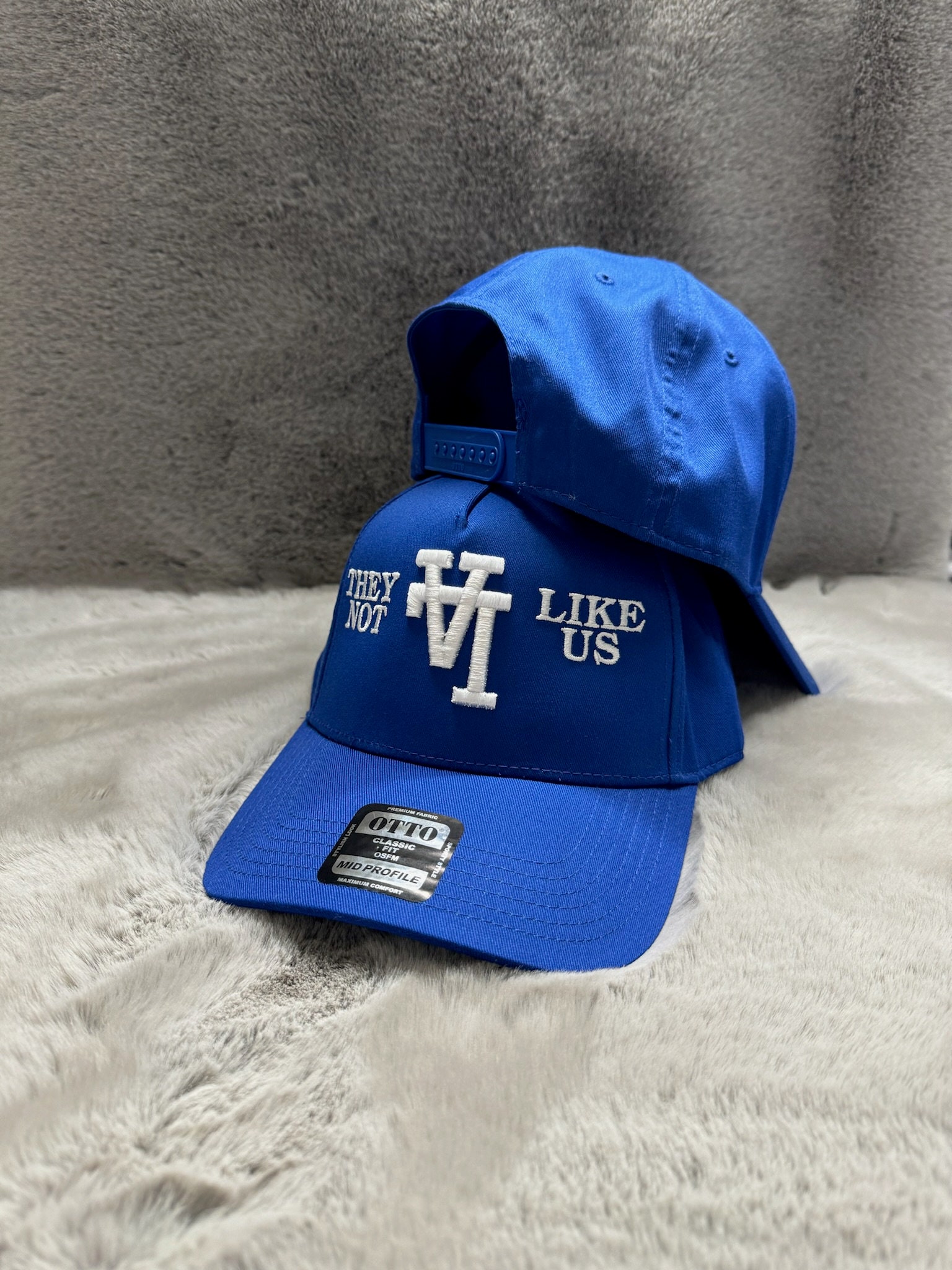 LA UPSIDE DOWN Logo They Not Like Us Kendrick Snapback Dodgers