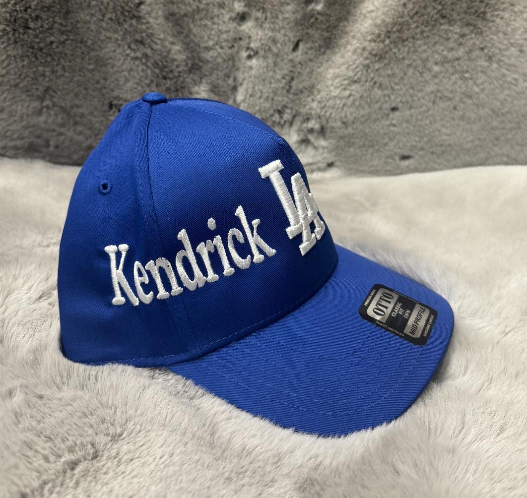 LA Snapback: Royal Blue Kendrick Lamar Hip Hop Cap - Etsy