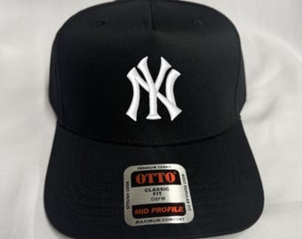 NY Snapback Hat: Custom Black Otto Cap - New York Streetwear