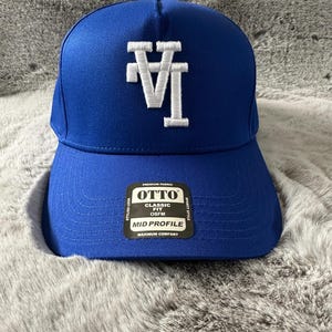Cappellino snapback sportivo Dodgers personalizzato alla moda a 5 pannelli rovesciati di Los Angeles