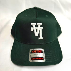 LA  Snapback Forest Green Upside Down LA Gifts for Him Los Angeles