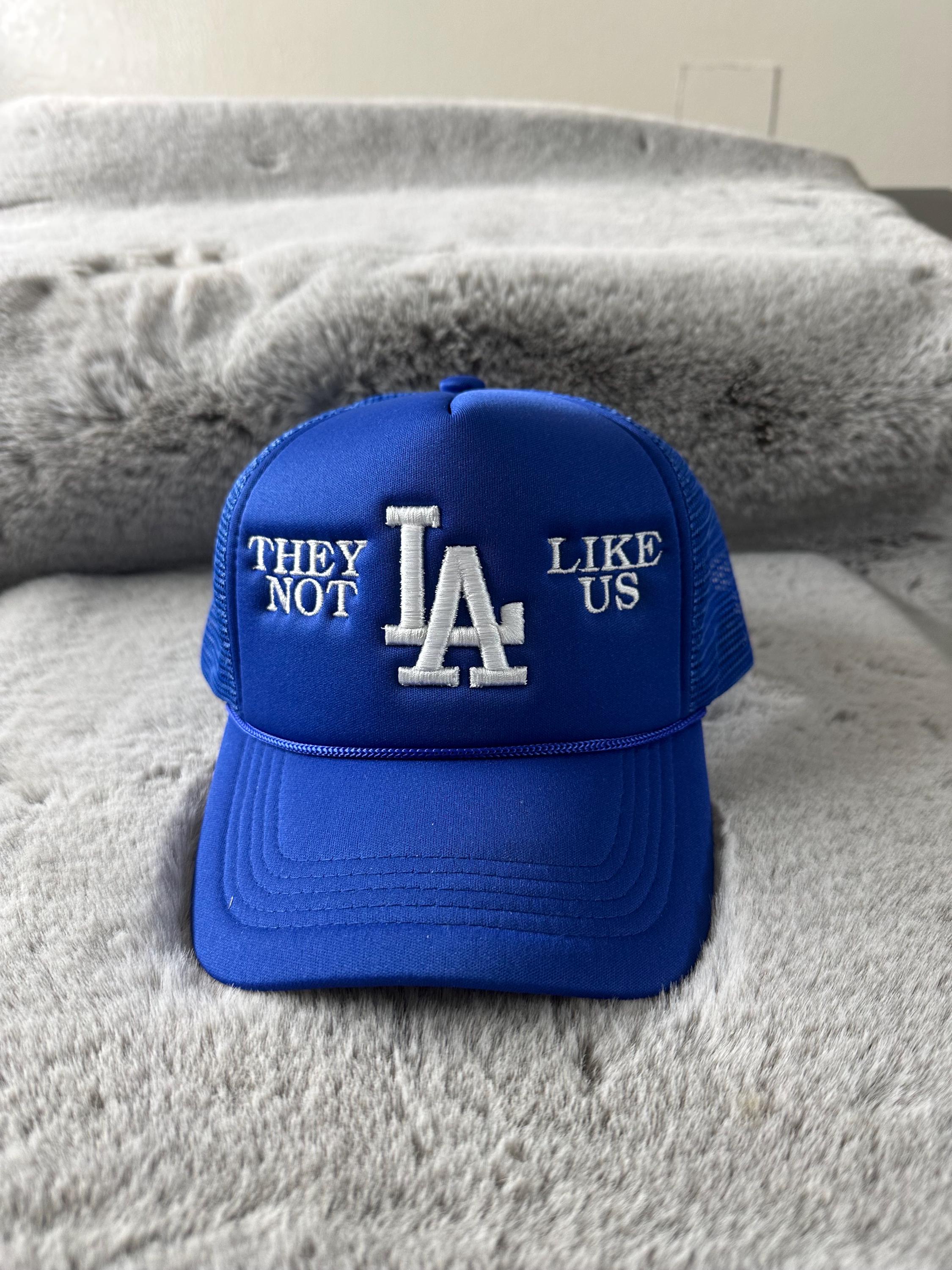 LA Trucker Hat: Royal Blue Snapback, Gifts for Him - Etsy