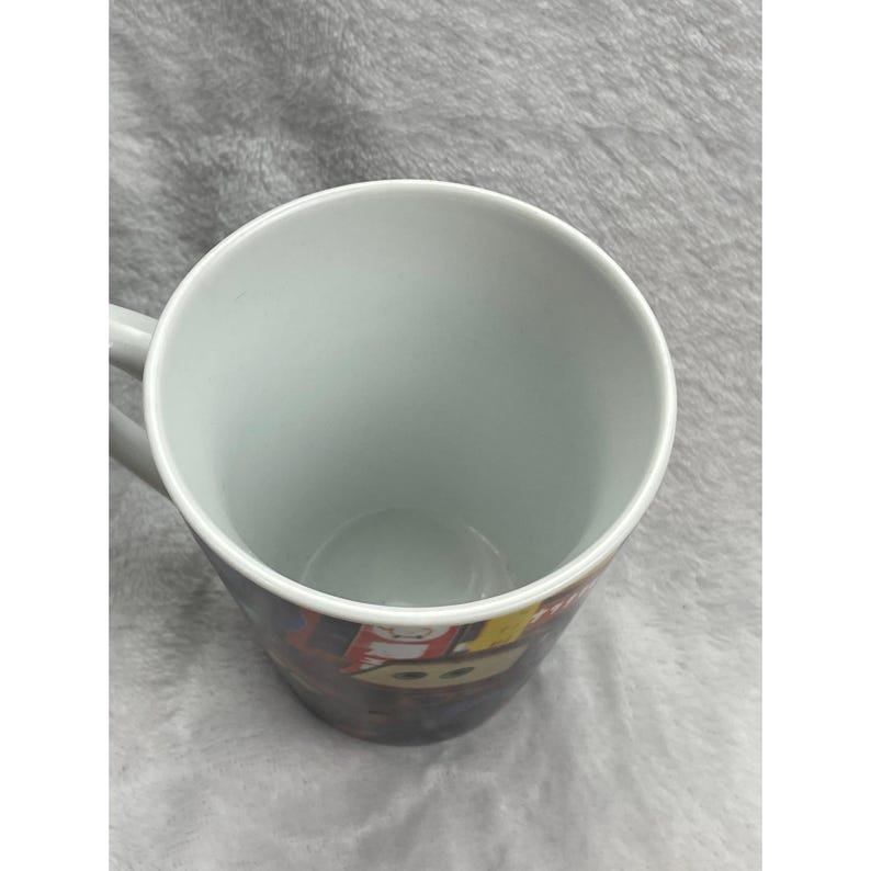 Disney Pixar Cars Lightning McQueen Mater Tokyo Cityscape Ceramic Coffee Mug image 3