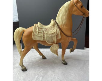 Vintage Breyer Modellpferd #112 Palomino Western Stallion LESEN!!!!