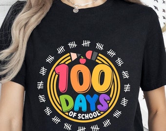 100 Days of School Shirt, 100 Day Shirt, 100th Day Of School Celebration, Student Shirt, Back to School Shirt, Gifts For Teacher