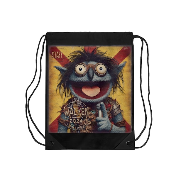 Metal Muppet Open Air Staff Drawstring Bag