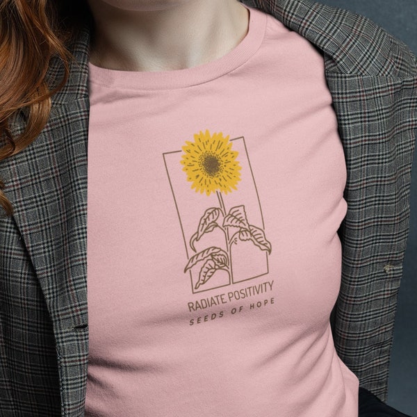 Tournesol, Radiate Positivity, Seeds of Hope, Tee