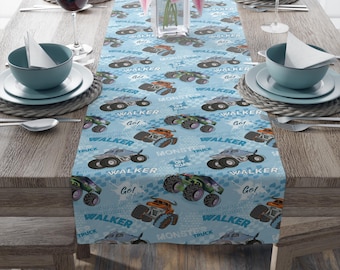 SHESRA Motocross Themed Party Tablecloths - 3 Pack, 51x87 Inch Plastic Waterproof Table Covers