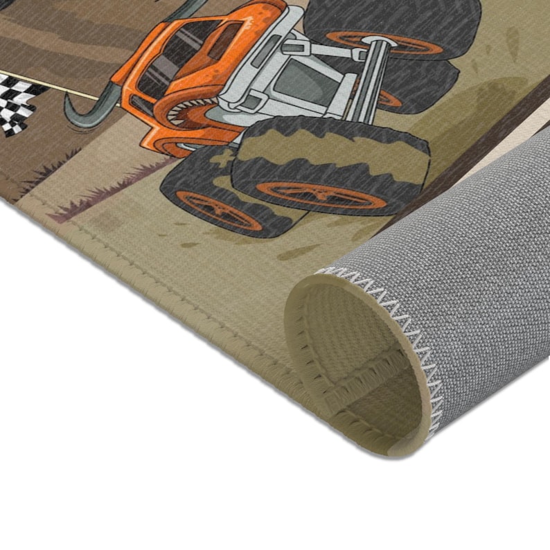 Monster Jam Rug Personalized Area Rug, Monster Truck Rug, Custom Boys Room Decor - Etsy