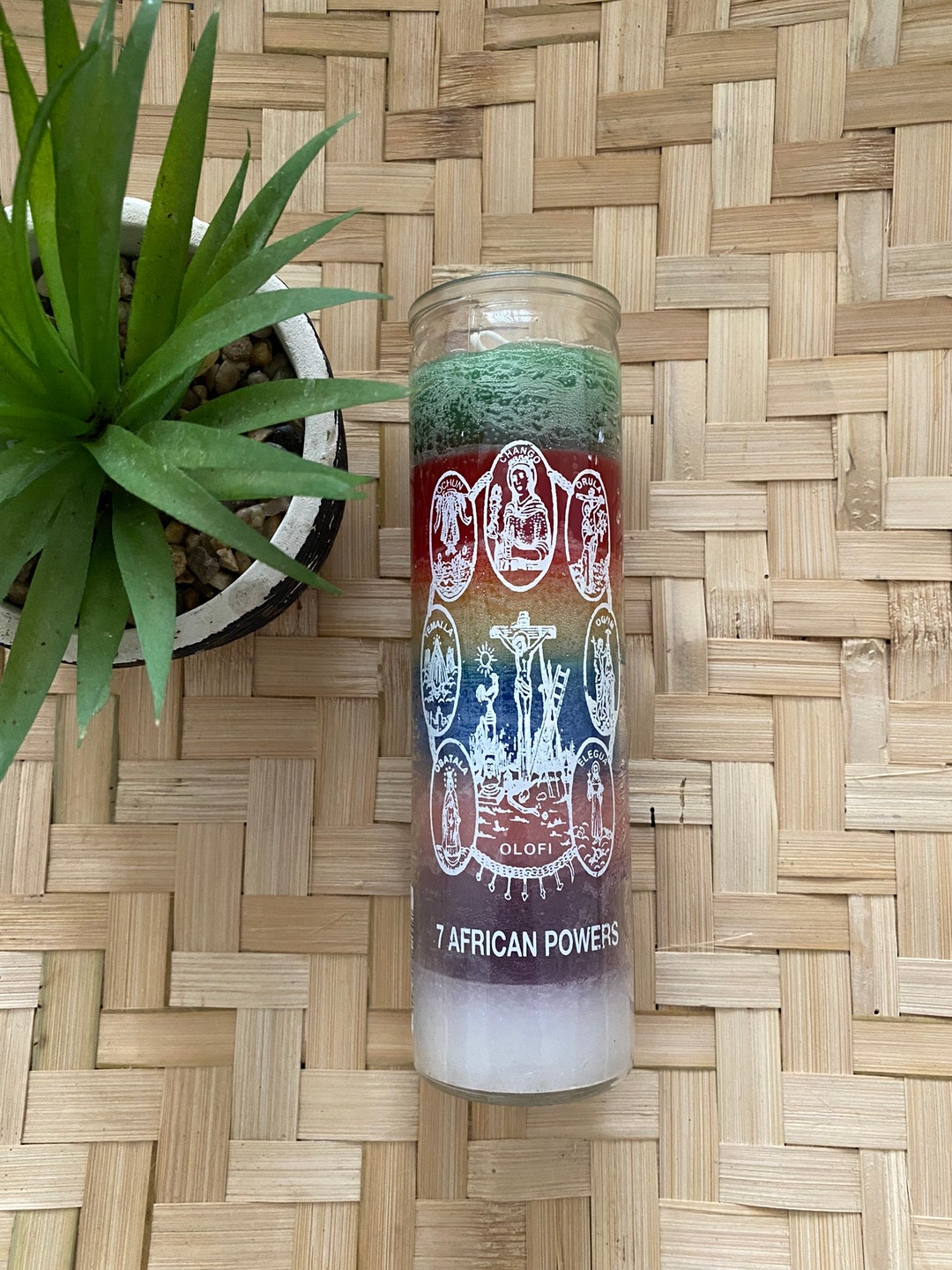 7 African Powers 7 Day Candle Etsy