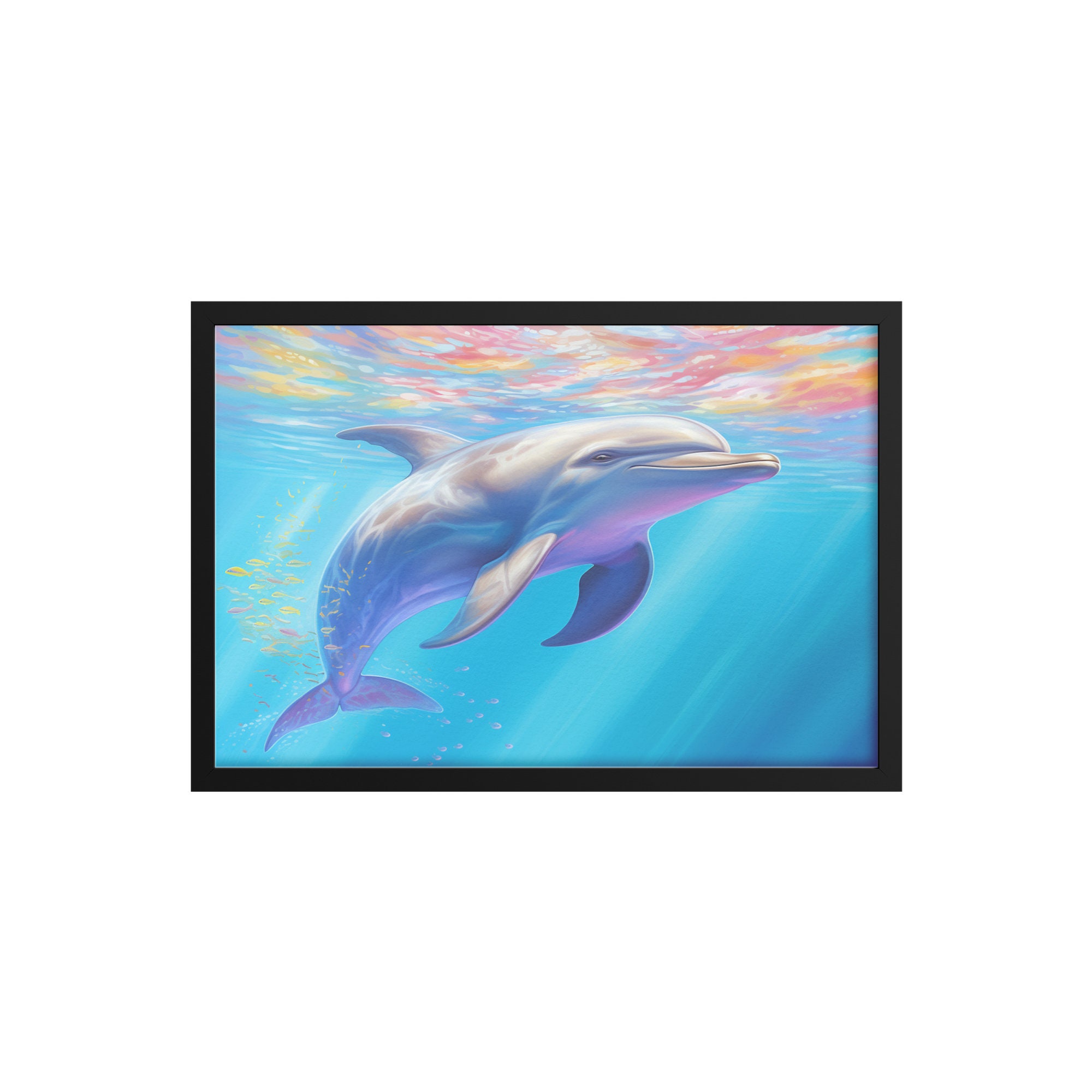 Beautiful Dolphin Wall Art for Beach Home / Sea Beach Art for Homes on