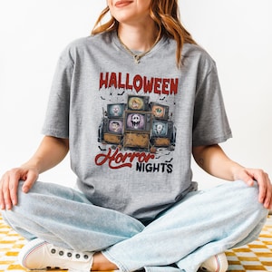 Halloween Horror Nights Shirt, Halloween Shirt, Horror Movies Characters Shirt, Halloween Party, Halloween Gift, Halloween Party Shirt