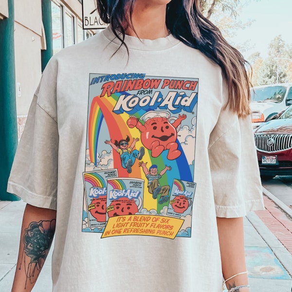 Comfort Colors®  Kool Aid '84 Shirt -Funny Shirt, Graphic Shirt, Cute Graphic Tee, Vintage Kids Shirt, Retro Kool Aid Shirt