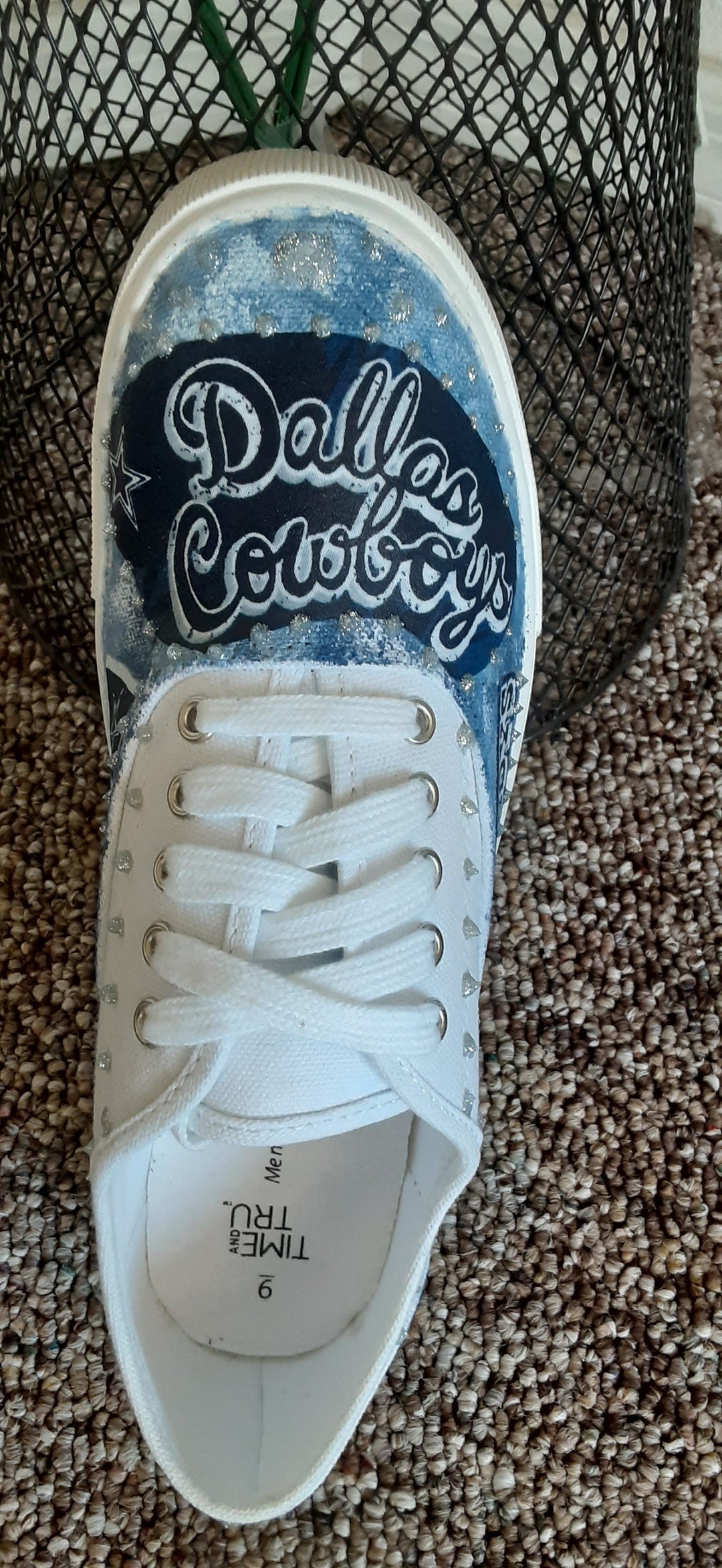 Dallas Cowboys Shoes Women's Custom Made dallascowboys Etsy
