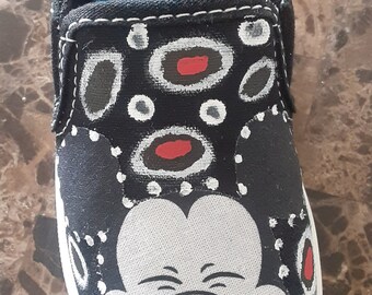 Kids custom shoes mickey toddler unisex shoes handmade