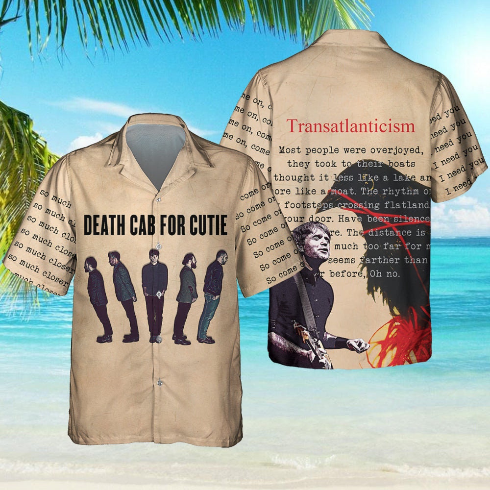 Death Cab For Cutie Tour 2024 Hoodie, Transatlanticism Lyric