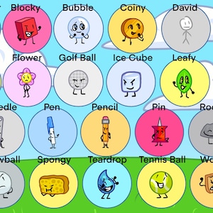 BFDI 32 mm (1.25 inch) Custom OSC Button Pins